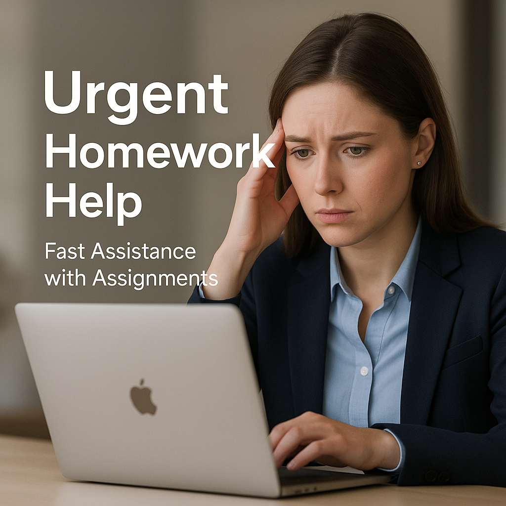 Urgent Homework Help