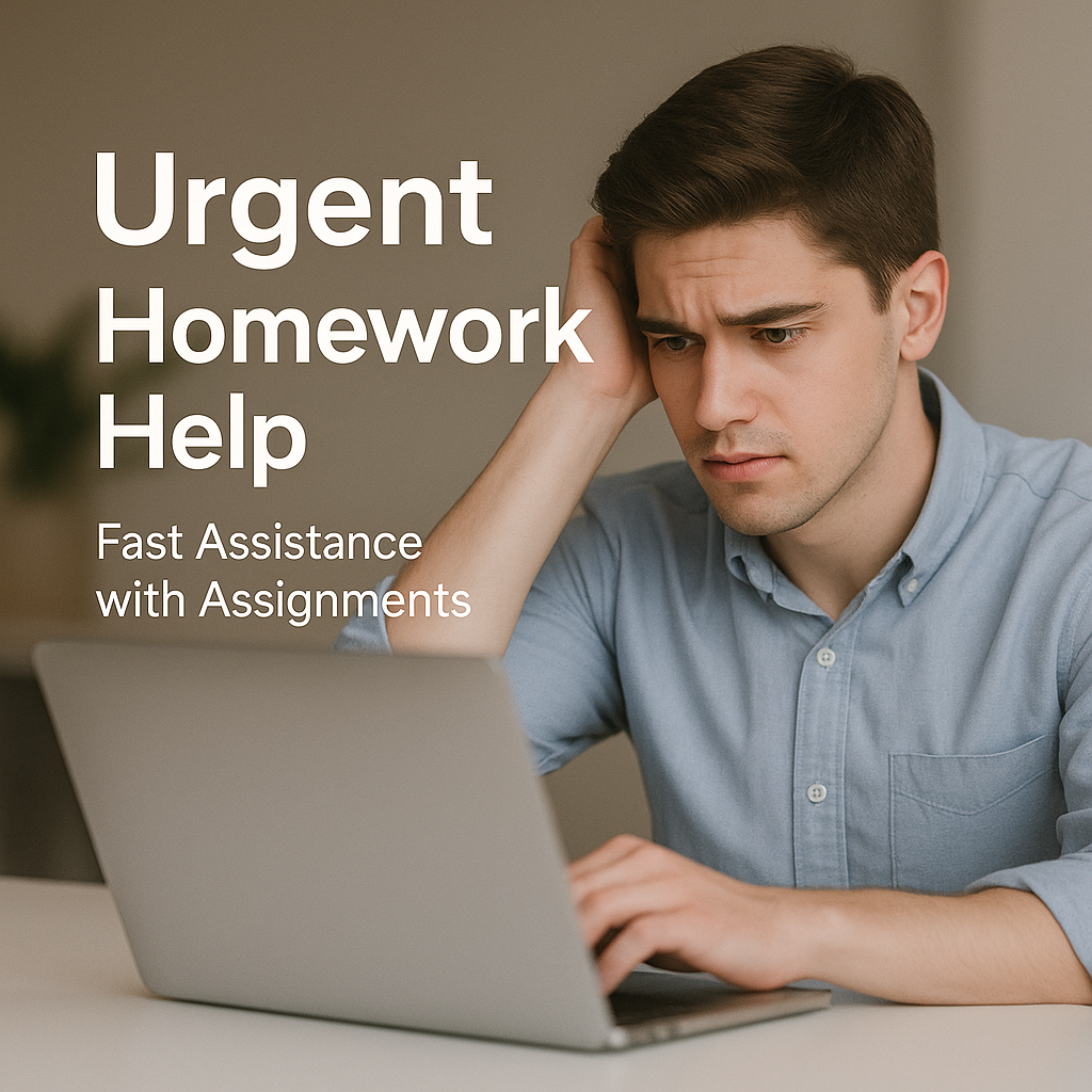 Urgent Homework Help