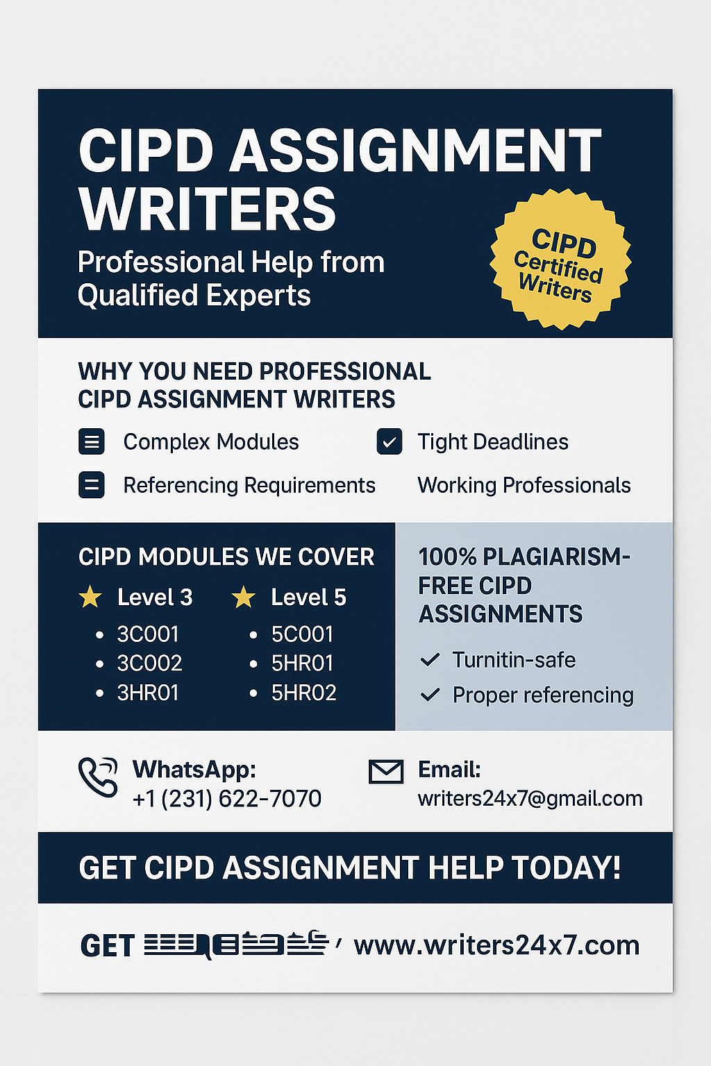 CIPD Assignment Writers