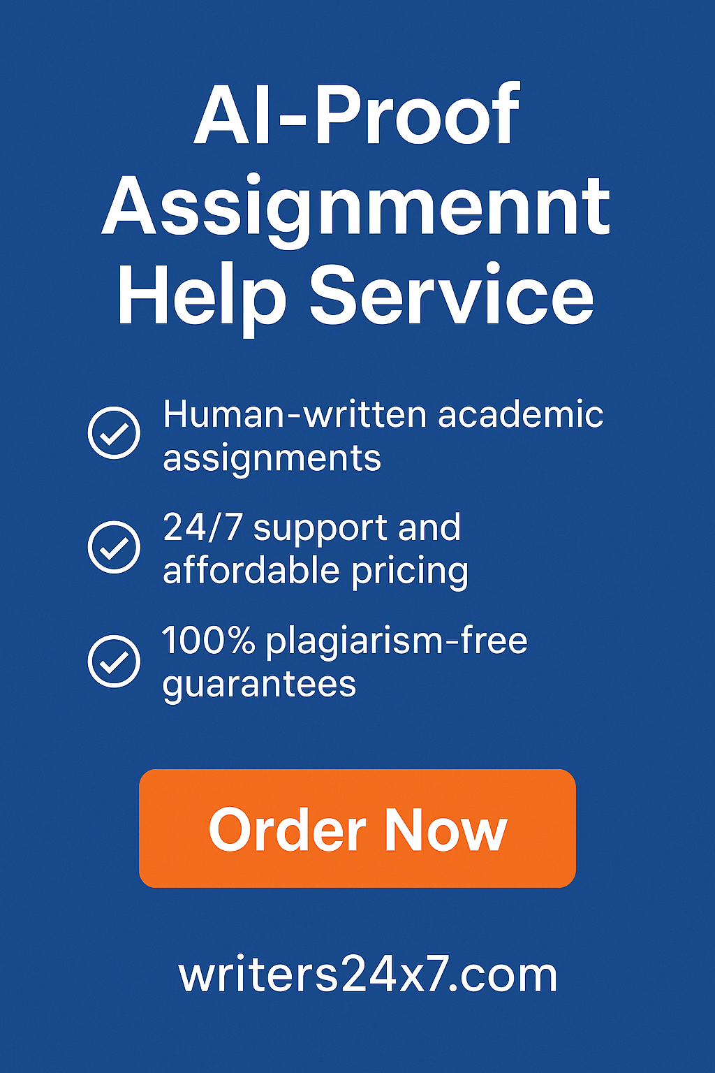 AI-Proof Assignment Help Service