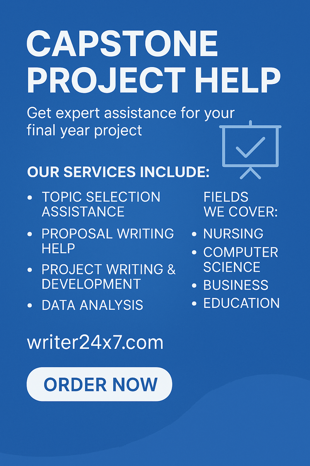  Capstone Project Help