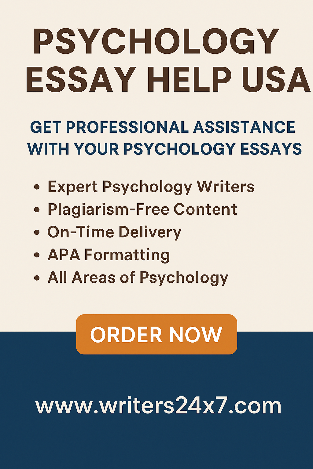 Psychology Essay Help USA