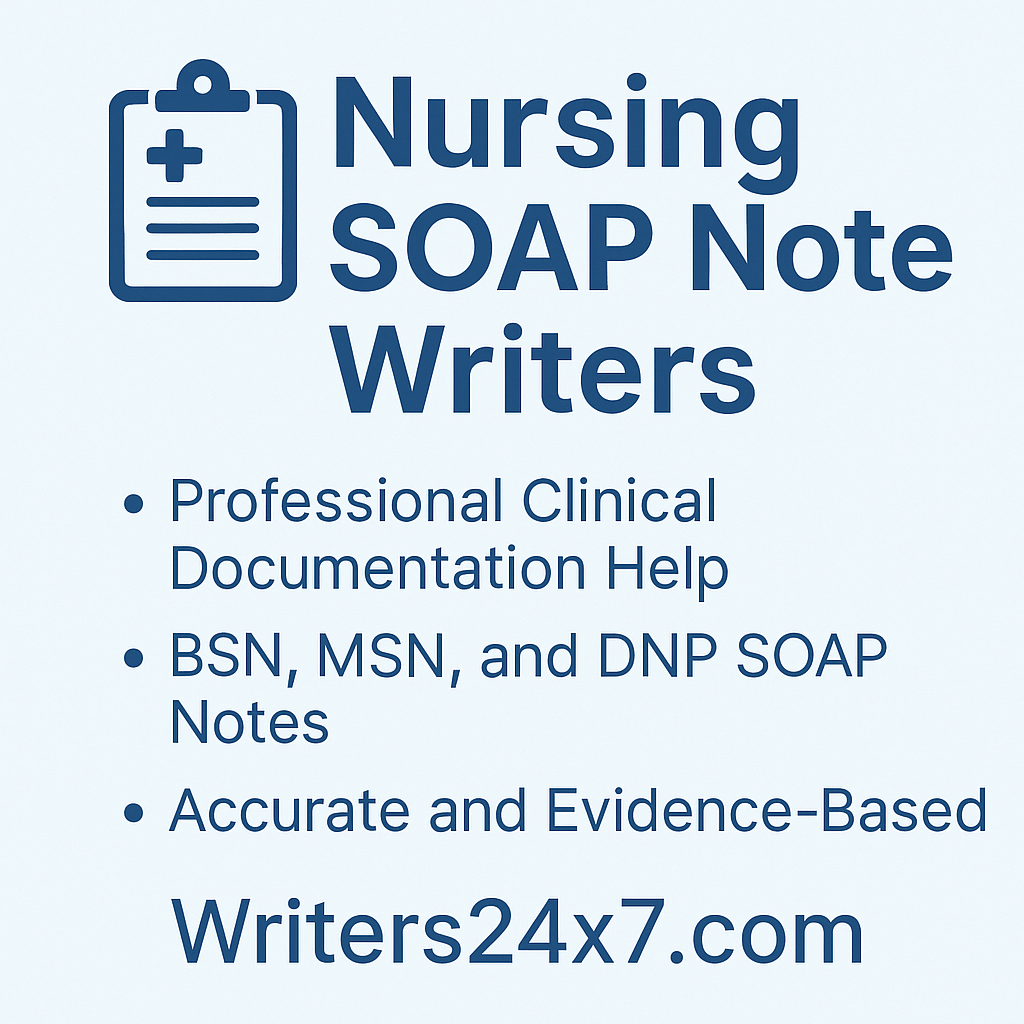 Nursing SOAP Note Writers