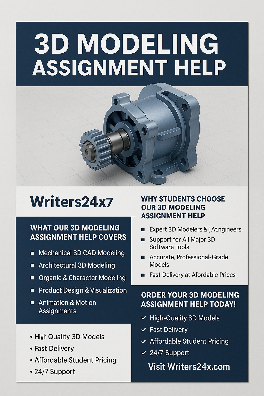 3D Modeling Assignment Help