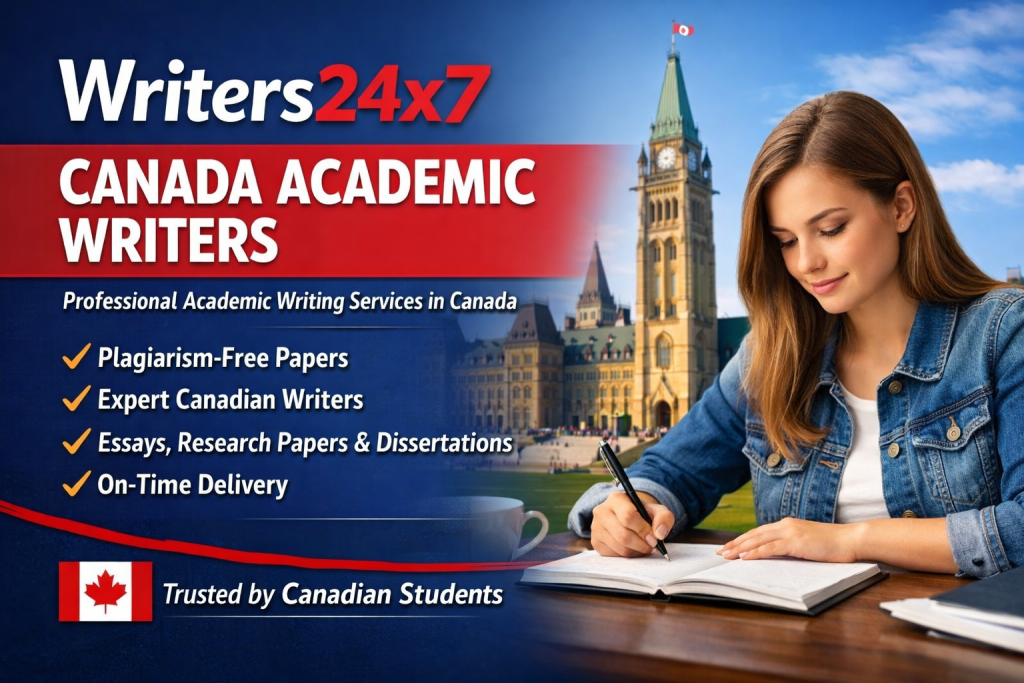 Writers24x7 Canada Academic Writers – Professional & Reliable