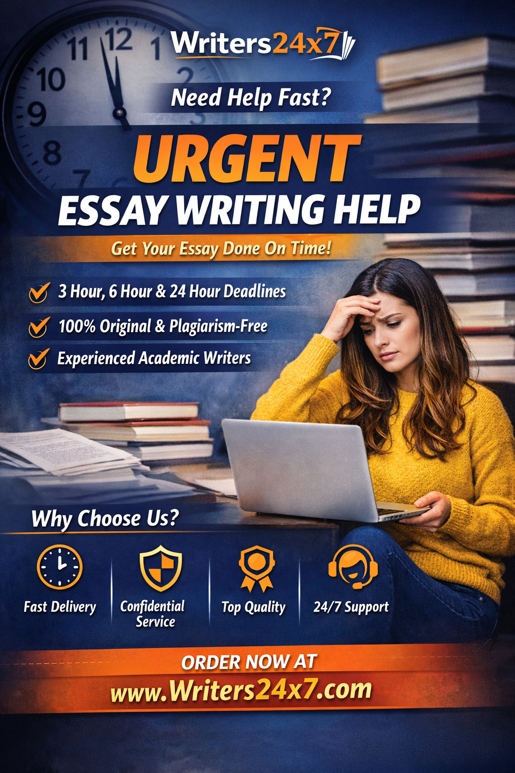 Write My Essay Urgently – Fast & Reliable Essay Writing Service