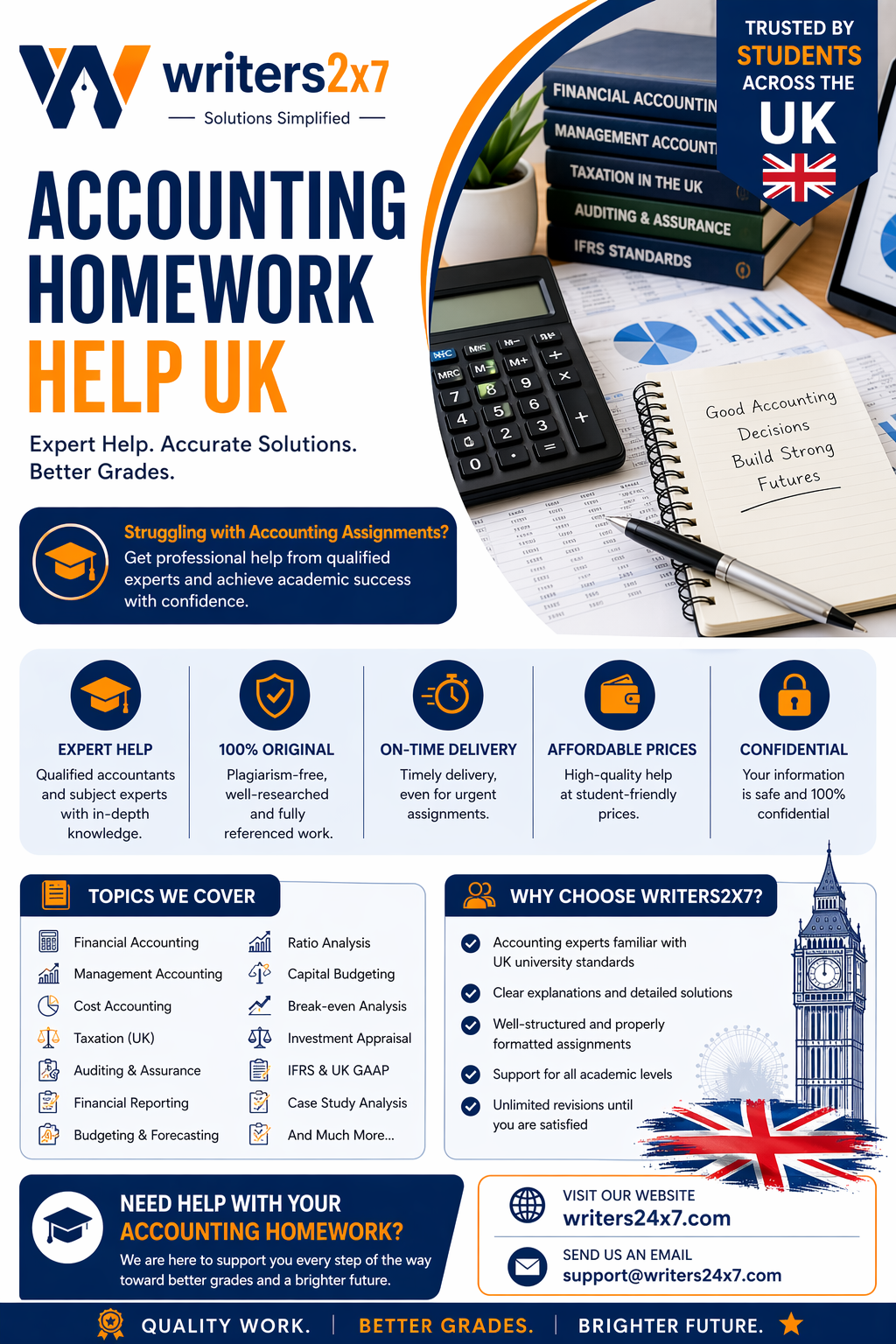 Accounting Homework Help UK 