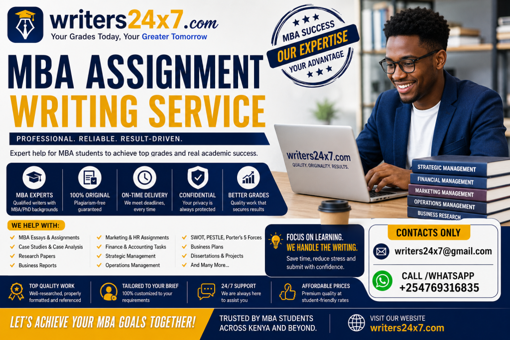 MBA Assignment Writing Service