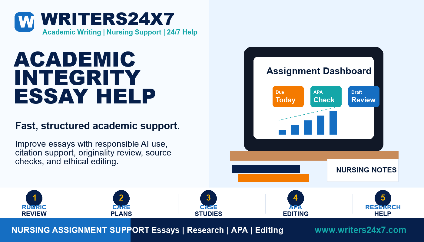Academic Integrity Essay Help by Writers24x7