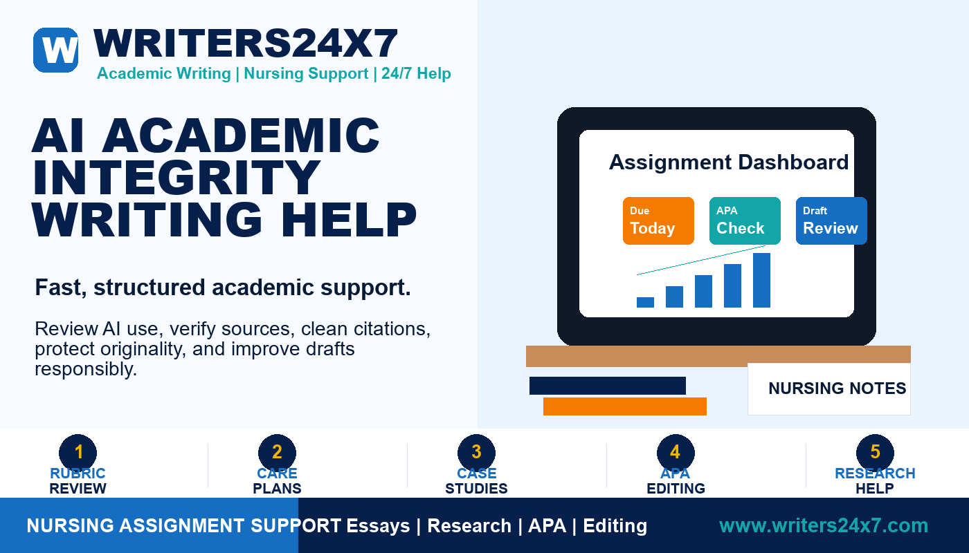 AI Academic Integrity Writing Help by Writers24x7