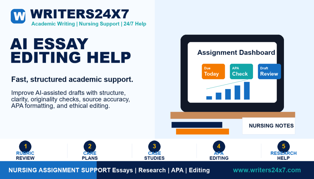 AI Essay Editing Help by Writers24x7