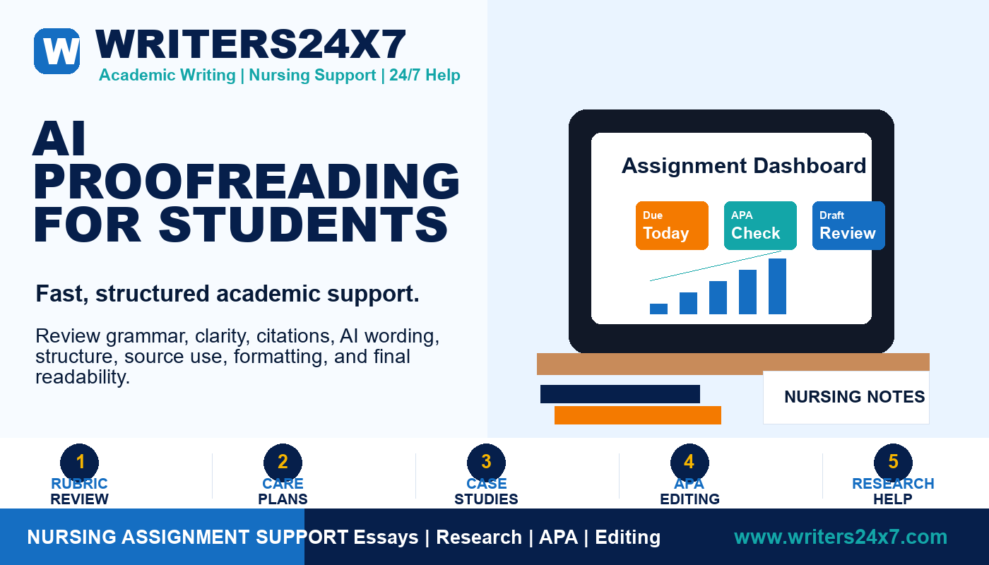 AI Proofreading for Students by Writers24x7