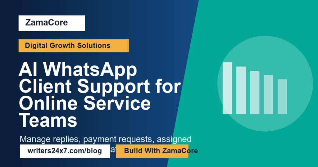 AI WhatsApp Client Support for Online Service Teams