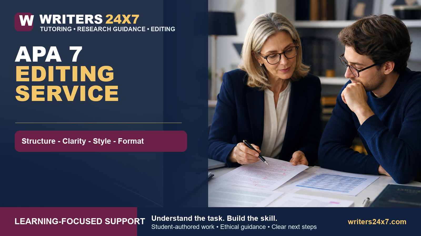 APA 7 Editing Service - Writers24x7