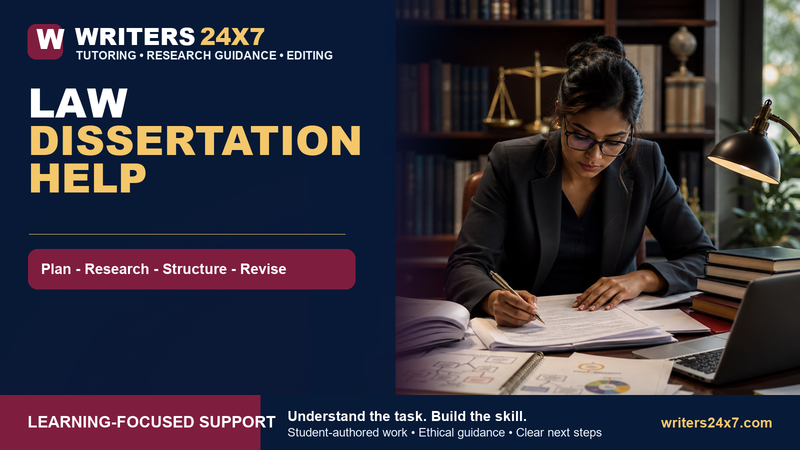 Law Dissertation Help - Writers24x7