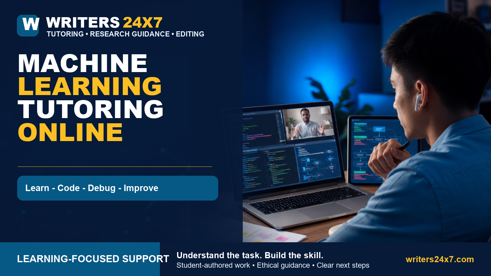 Machine Learning Tutoring Online - Writers24x7