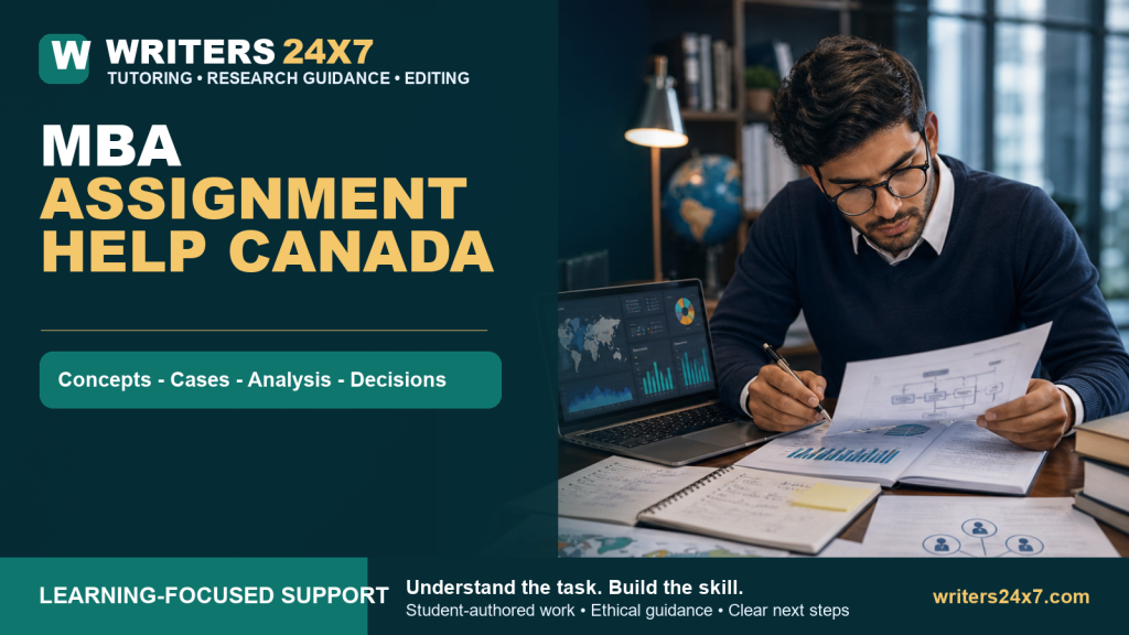MBA Assignment Help Canada - Writers24x7