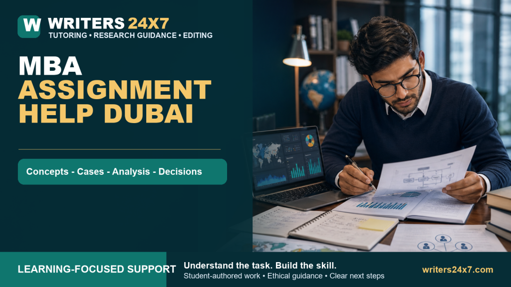 MBA Assignment Help Dubai - Writers24x7