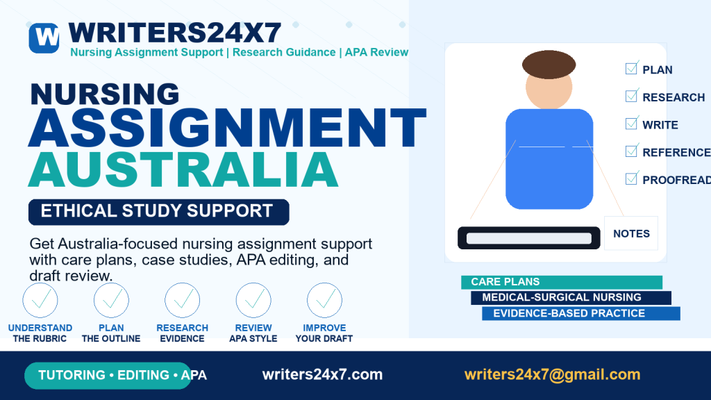 Nursing Assignment Help Australia by Writers24x7