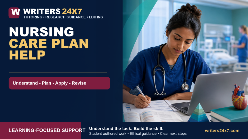 Nursing Care Plan Help - Writers24x7