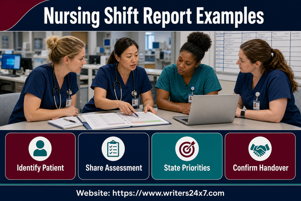 nursing shift report examples