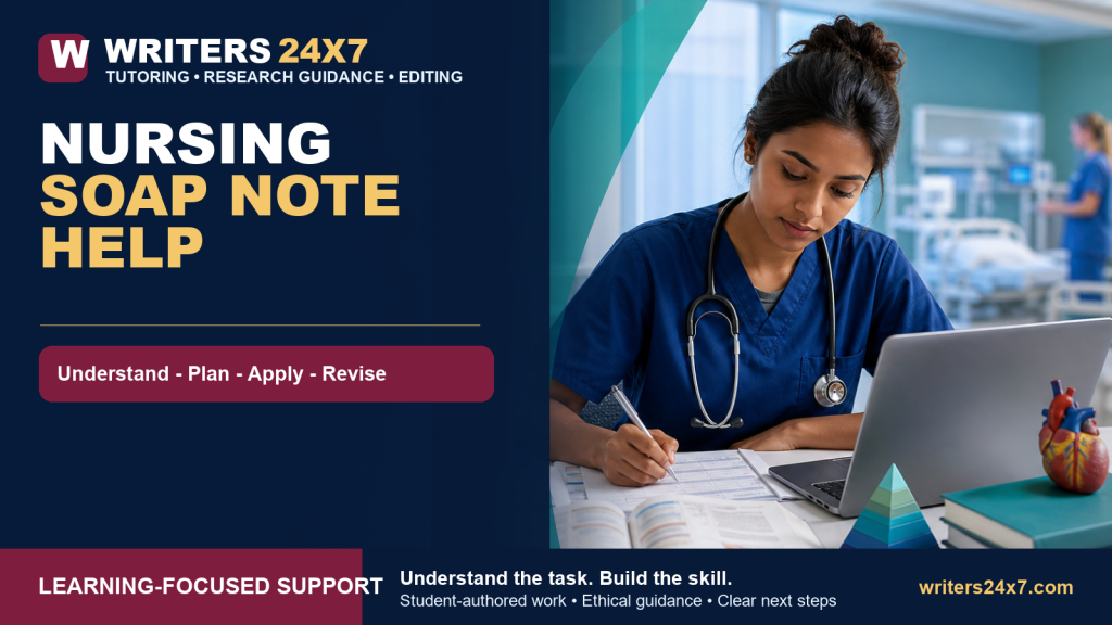 Nursing SOAP Note Help - Writers24x7