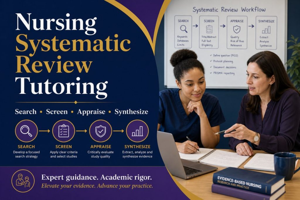 Nursing Systematic Review Tutoring