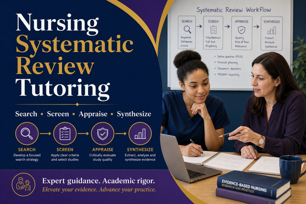 Nursing Systematic Review Tutoring