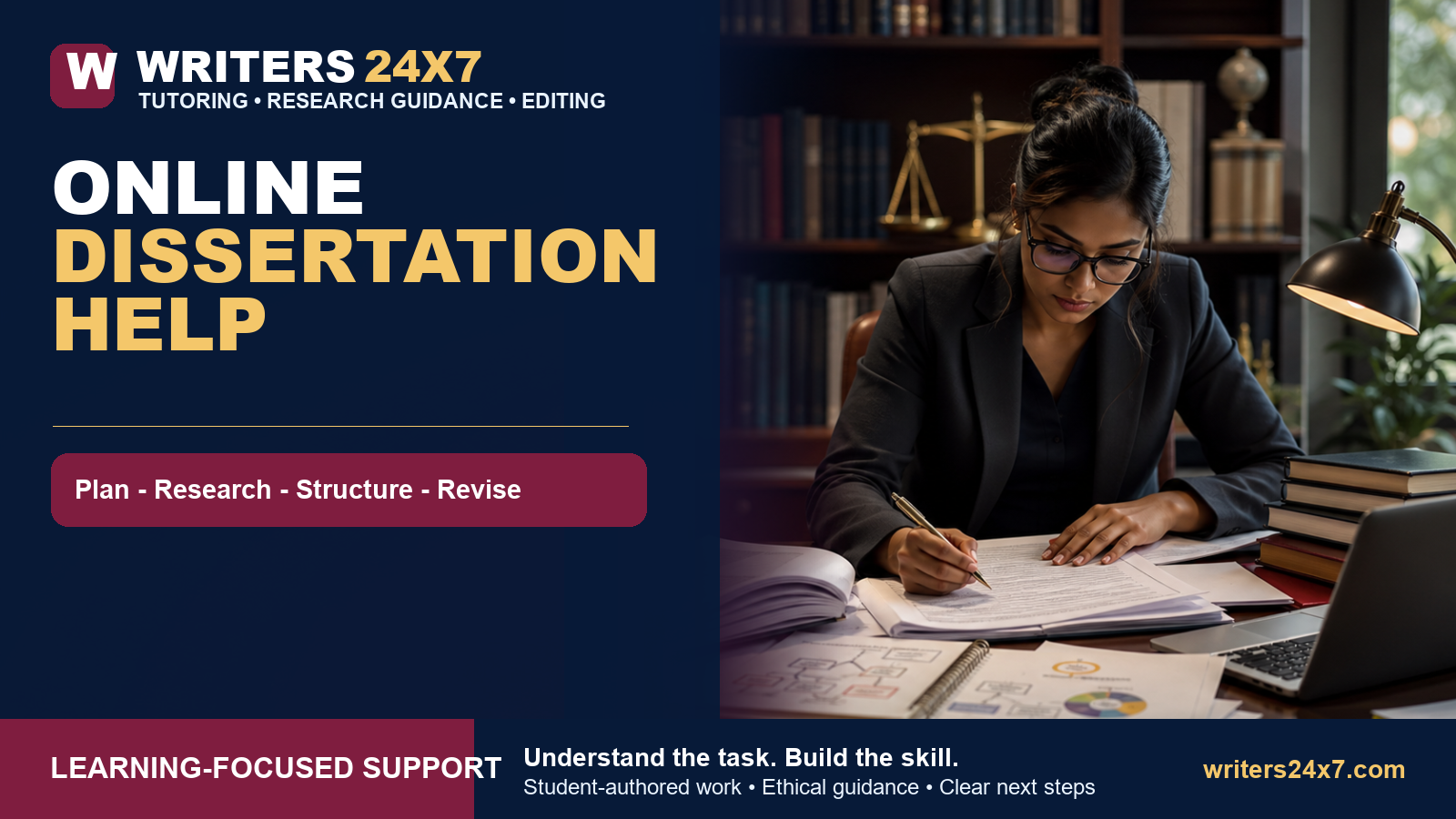 Online Dissertation Help - Writers24x7