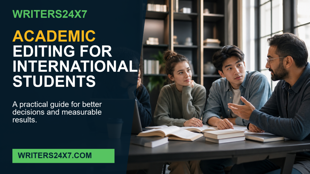 Academic Editing for International Students