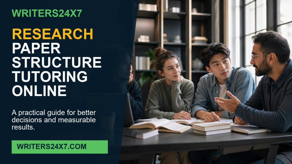 Research Paper Structure Tutoring Online