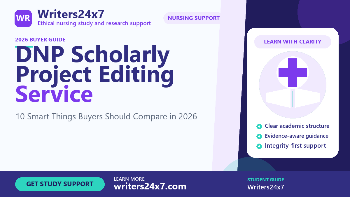 DNP Scholarly Project Editing Service by Writers24x7