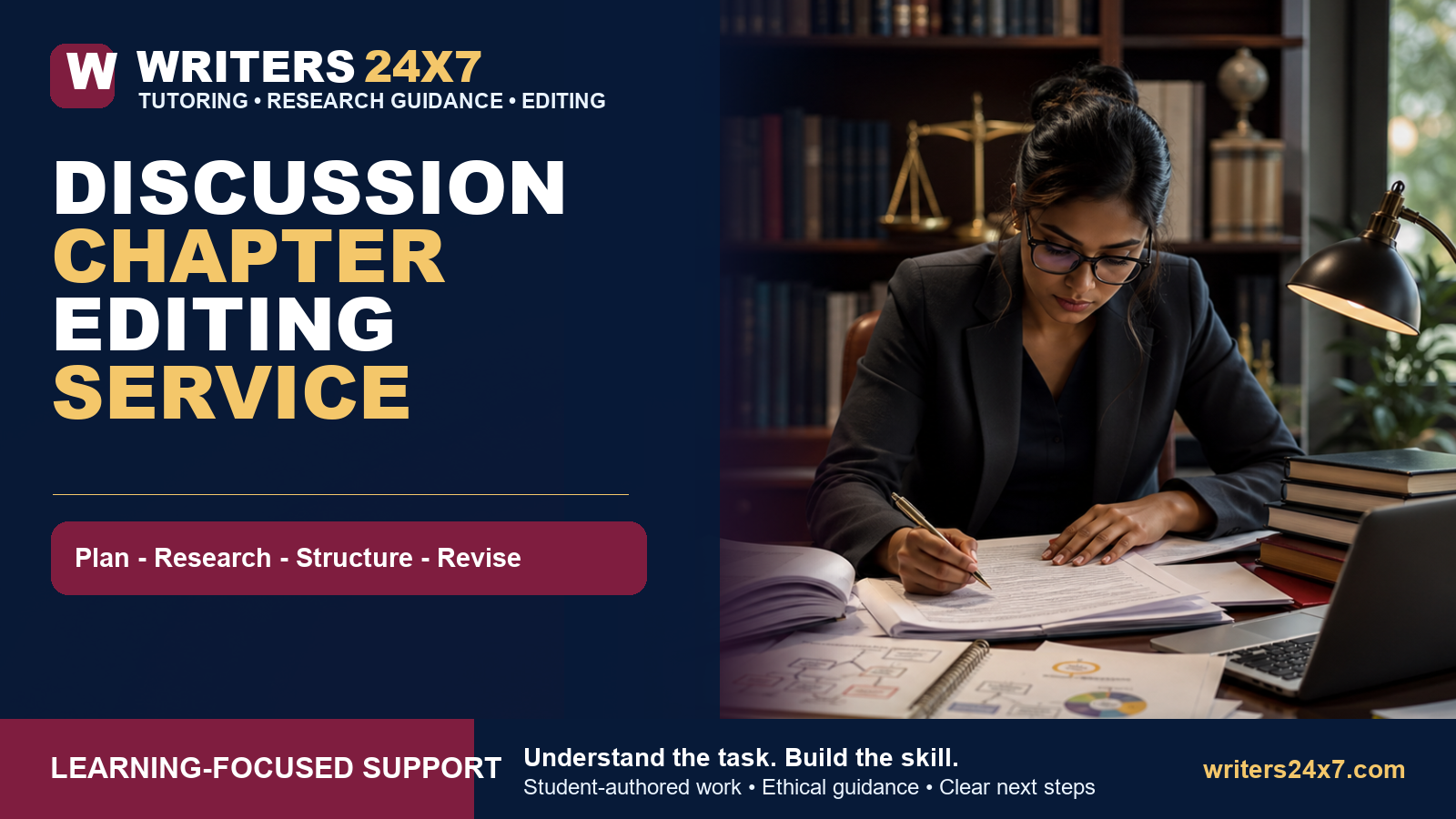 Discussion Chapter Editing Service - Writers24x7