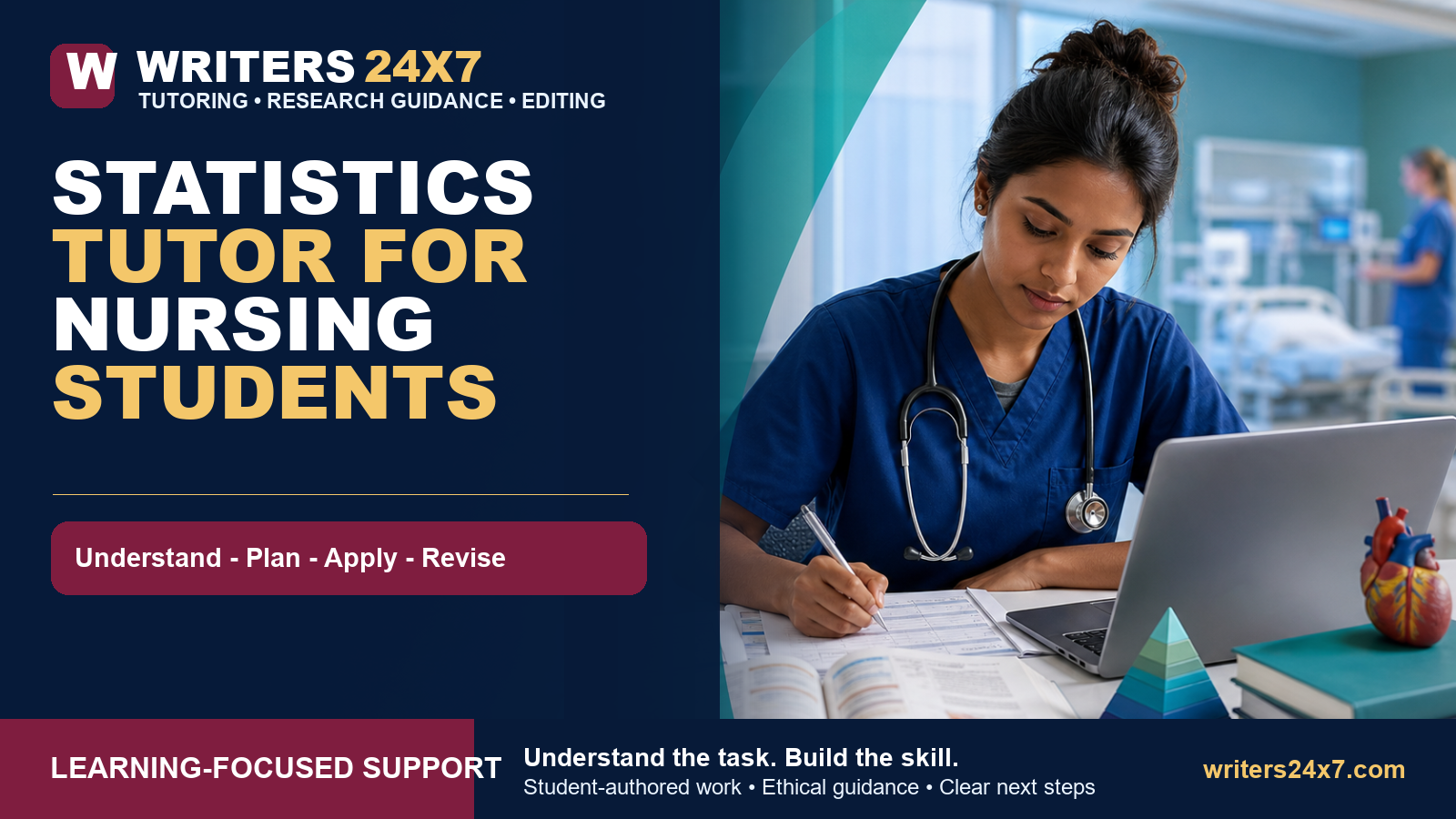 Statistics Tutor for Nursing Students - Writers24x7